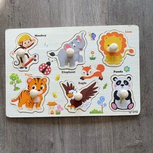 Animal Puzzle Board for Kids